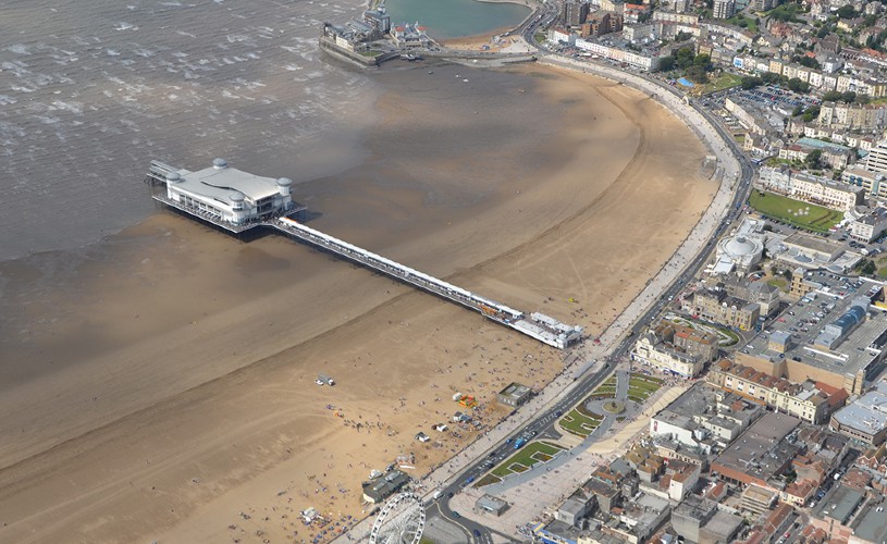 Aerial view of The Grand PIer